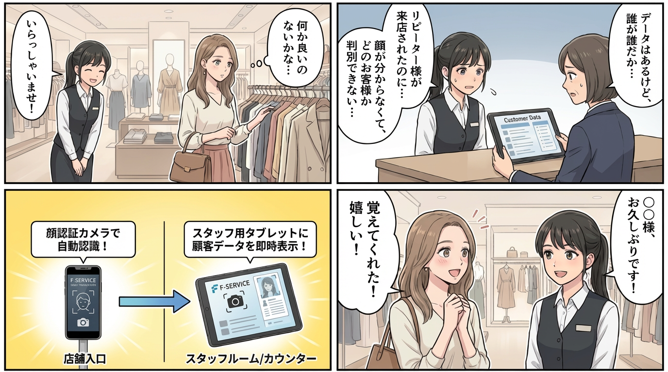 アパレル・小売店での活用イメージ